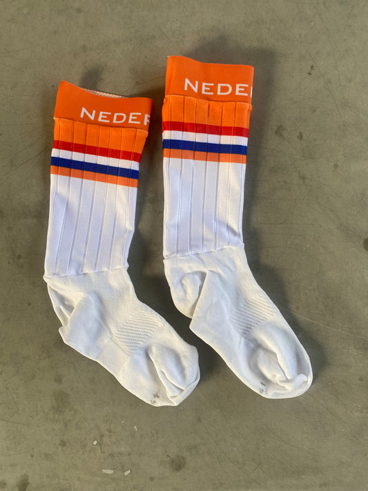 Dutch National Team Women | Bioracer Aero Socks | Rider-Issued Pro Team Kit