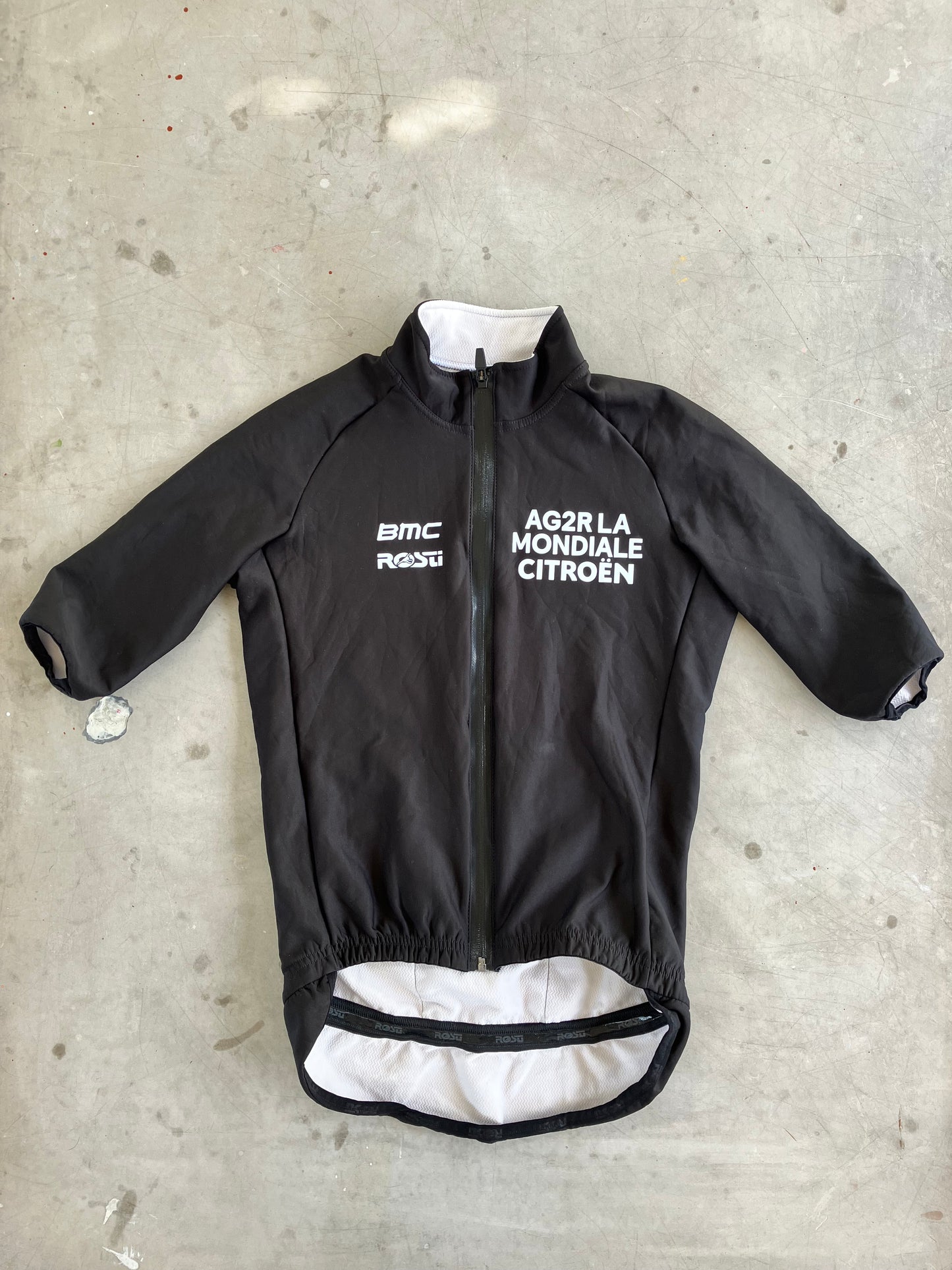 AG2R Citroen | Rosti Short Sleeve Gabba Jacket | Black | Rider-Issued Pro Team Kit