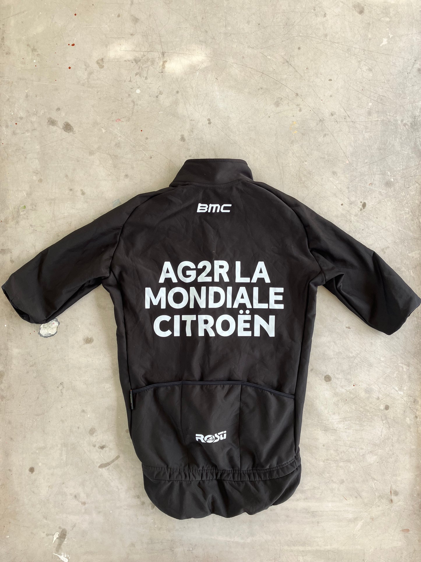 AG2R Citroen | Rosti Short Sleeve Gabba Jacket | Black | Rider-Issued Pro Team Kit