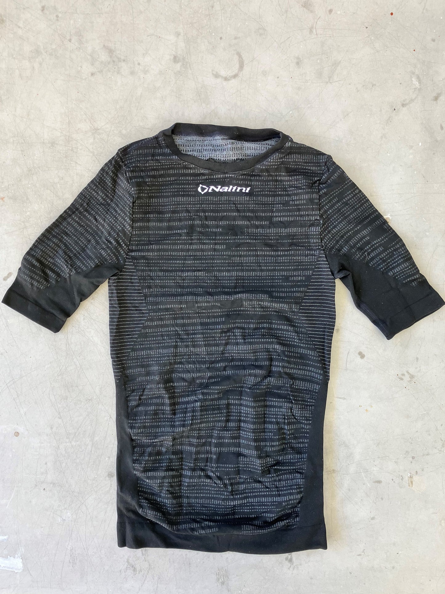 DSM | Nalini Short Sleeve Base Layer | Black | S/M | Rider-Issued Pro Team Kit