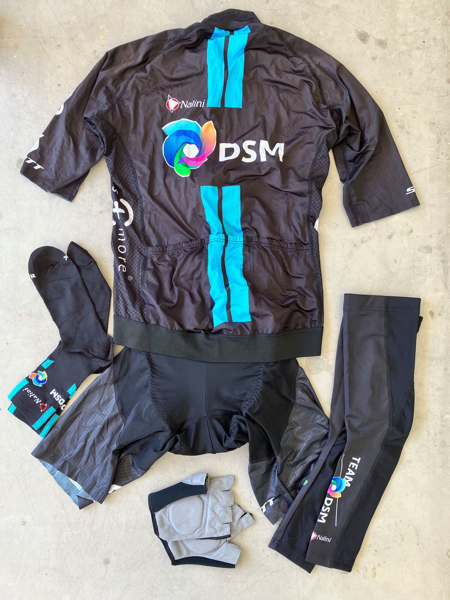 DSM | Nalini Bundle - Jersey, Bibs, Arm Warmers, Socks & Gloves | M | Rider-Issued Pro Team Kit