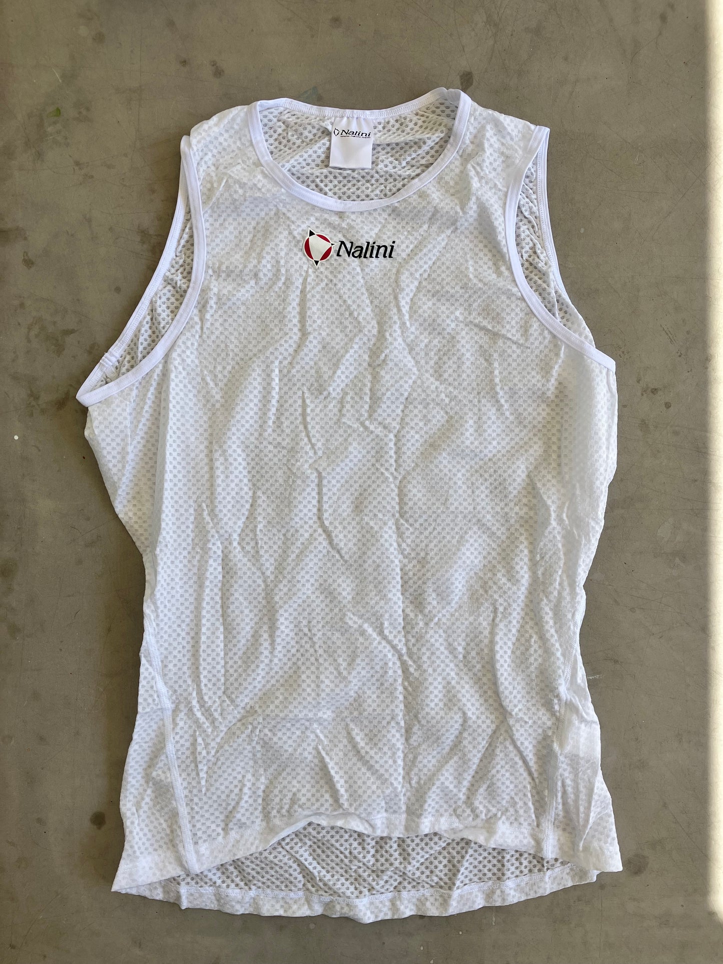 DSM | Nalini Sleeveless Base Layer | White | M | Rider-Issued Pro Team Kit