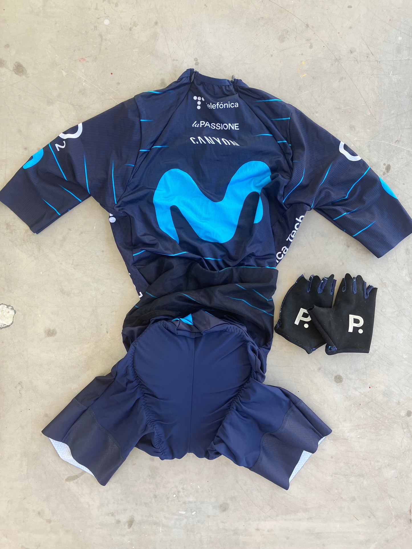 Movistar | La Passione Race Suit | XS | Rider-Issued Pro Team Kit