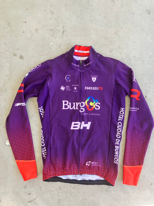 Burgos | Finisseur Thermal Long Sleeve Jersey / Jacket | Purple | S | Rider-Issued Pro Team Kit