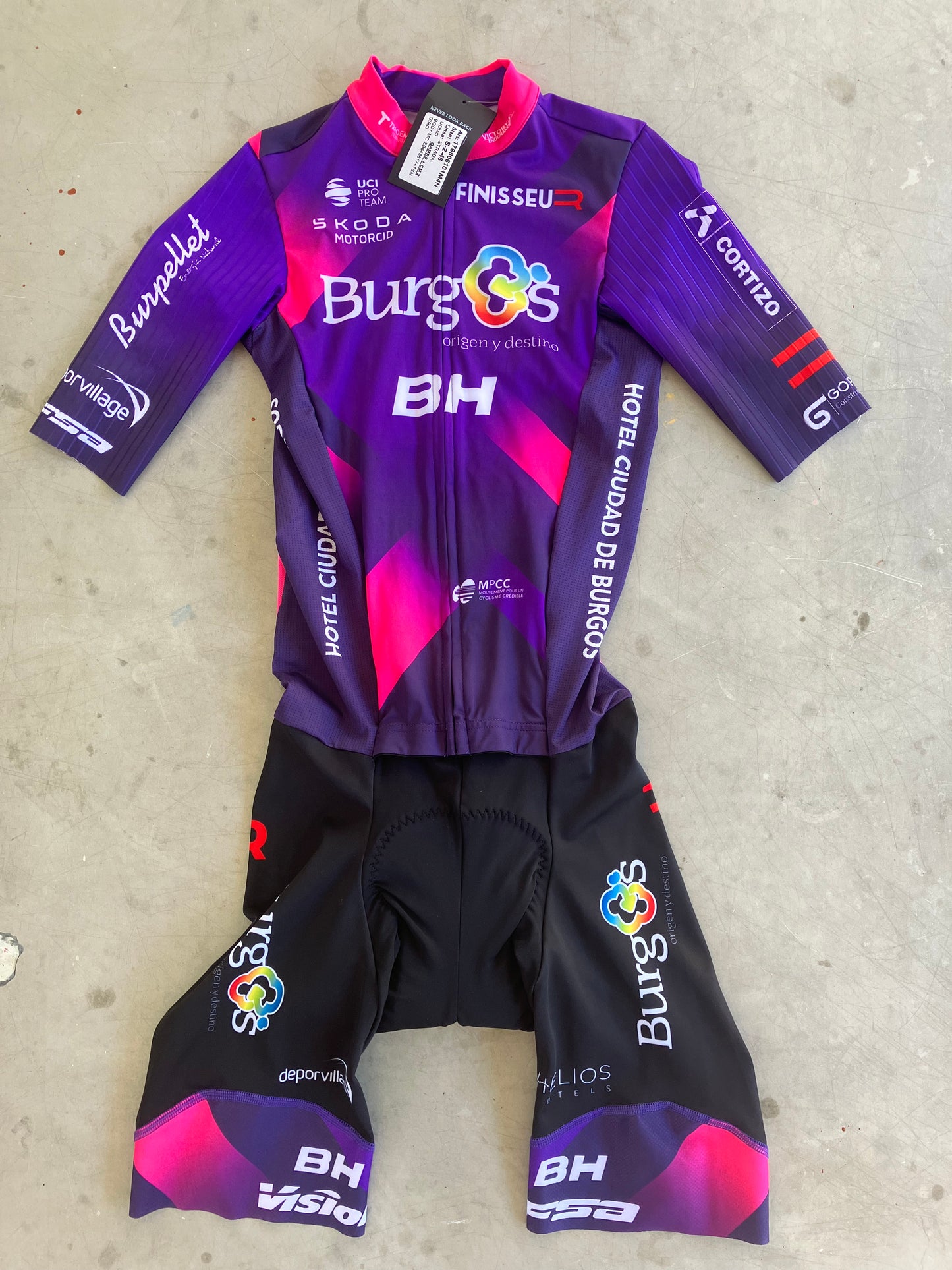 Burgos | Finisseur Race Suit | Purple | S | Rider-Issued Pro Team Kit