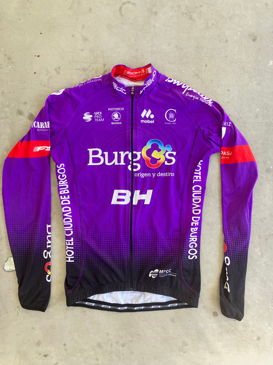 Burgos | Finisseur Long Sleeve Jersey | Purple | S | Rider-Issued Pro Team Kit