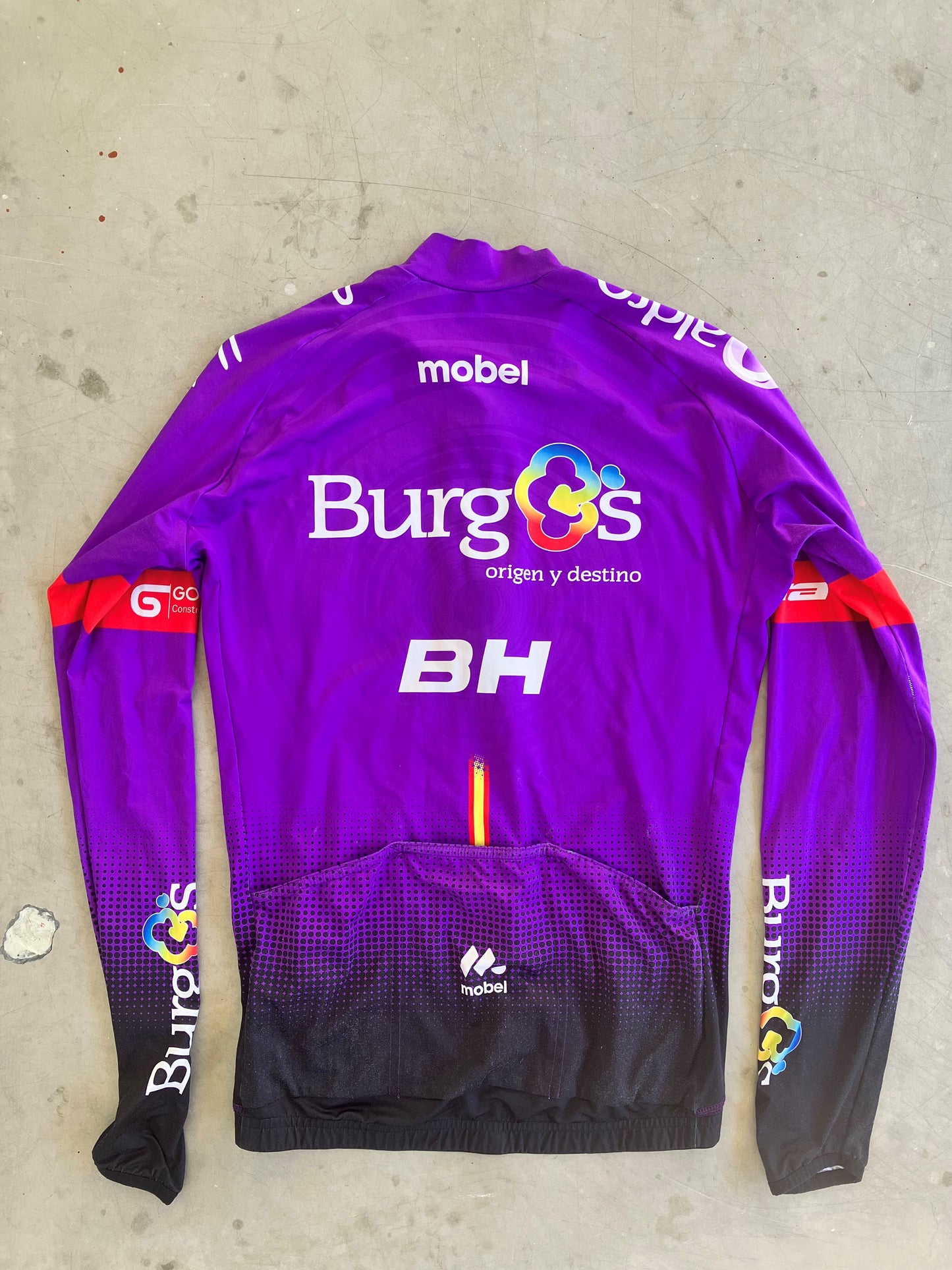 Burgos | Finisseur Long Sleeve Jersey | Purple | S | Rider-Issued Pro Team Kit