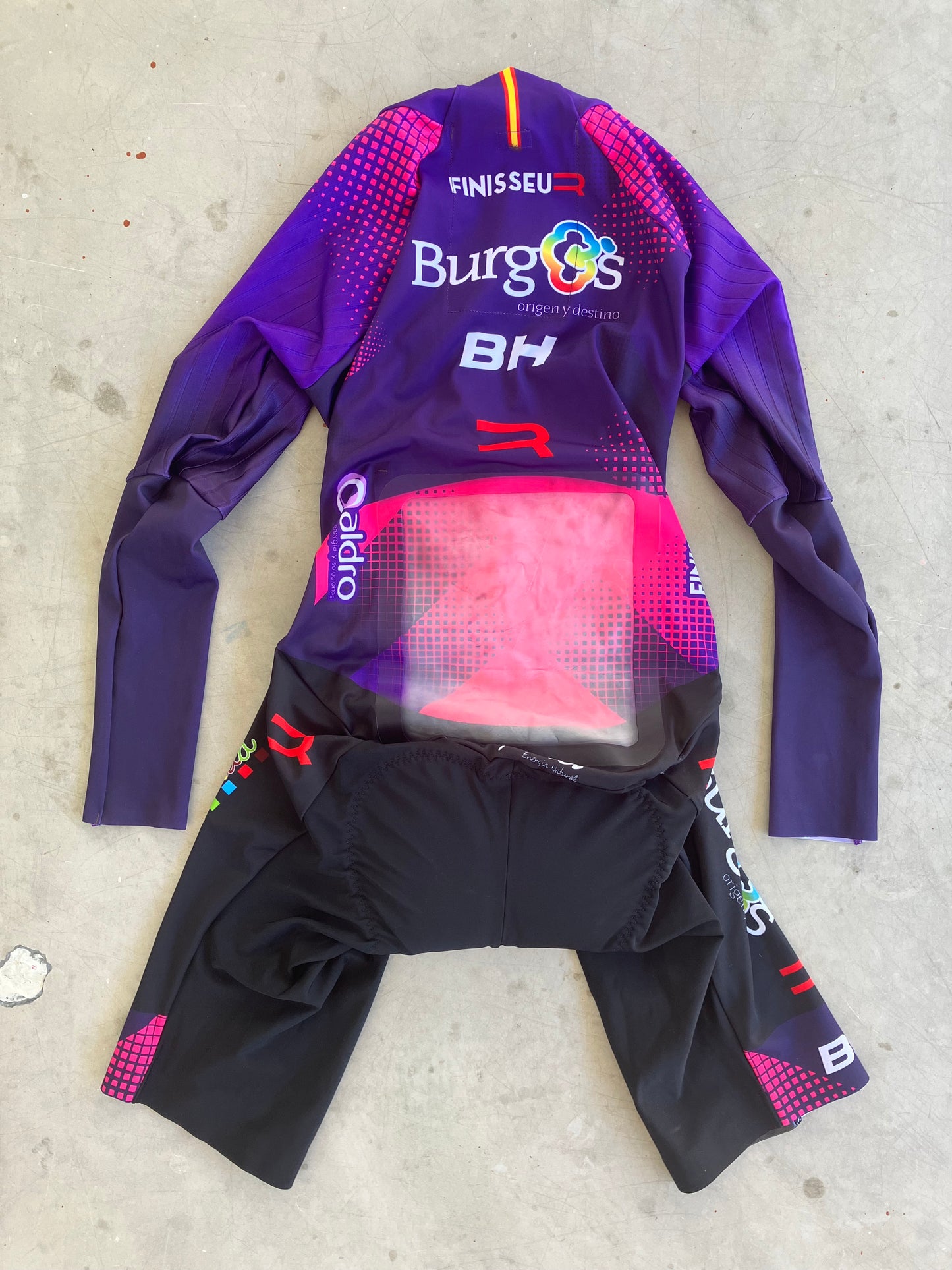 Burgos | Finisseur Long Sleeve TT Suit | Purple | S | Rider-Issued Pro Team Kit