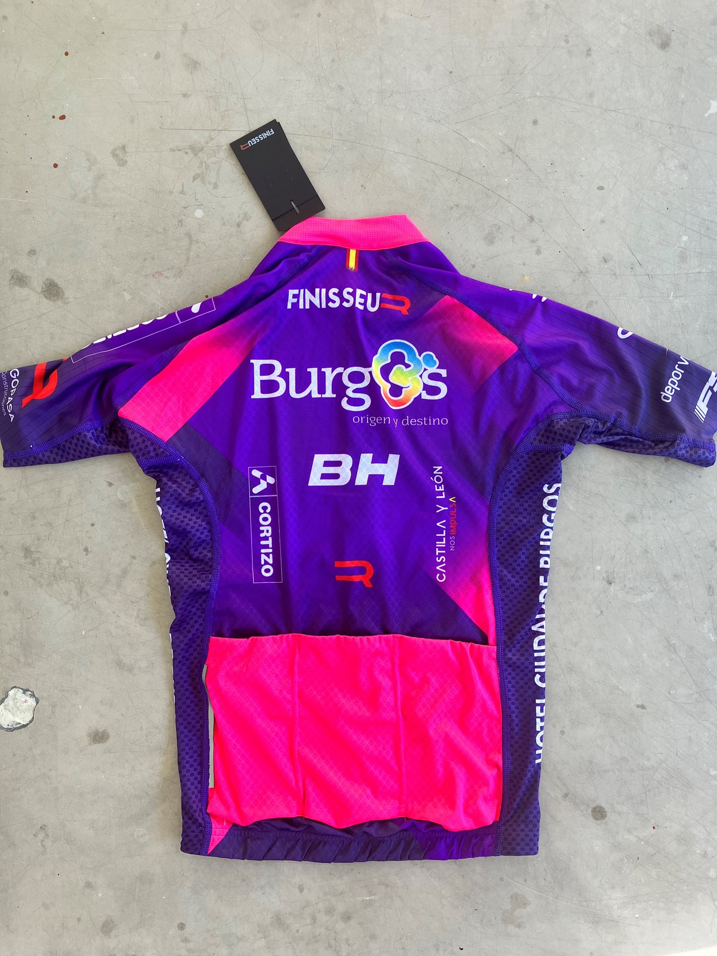 Burgos | Finisseur Short Sleeve Jersey | Purple | S | Rider-Issued Pro Team Kit