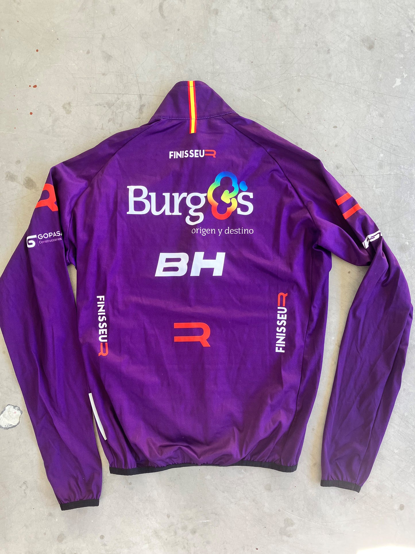 Burgos | Finisseur Rain Jacket | Purple | S | Rider-Issued Pro Team Kit