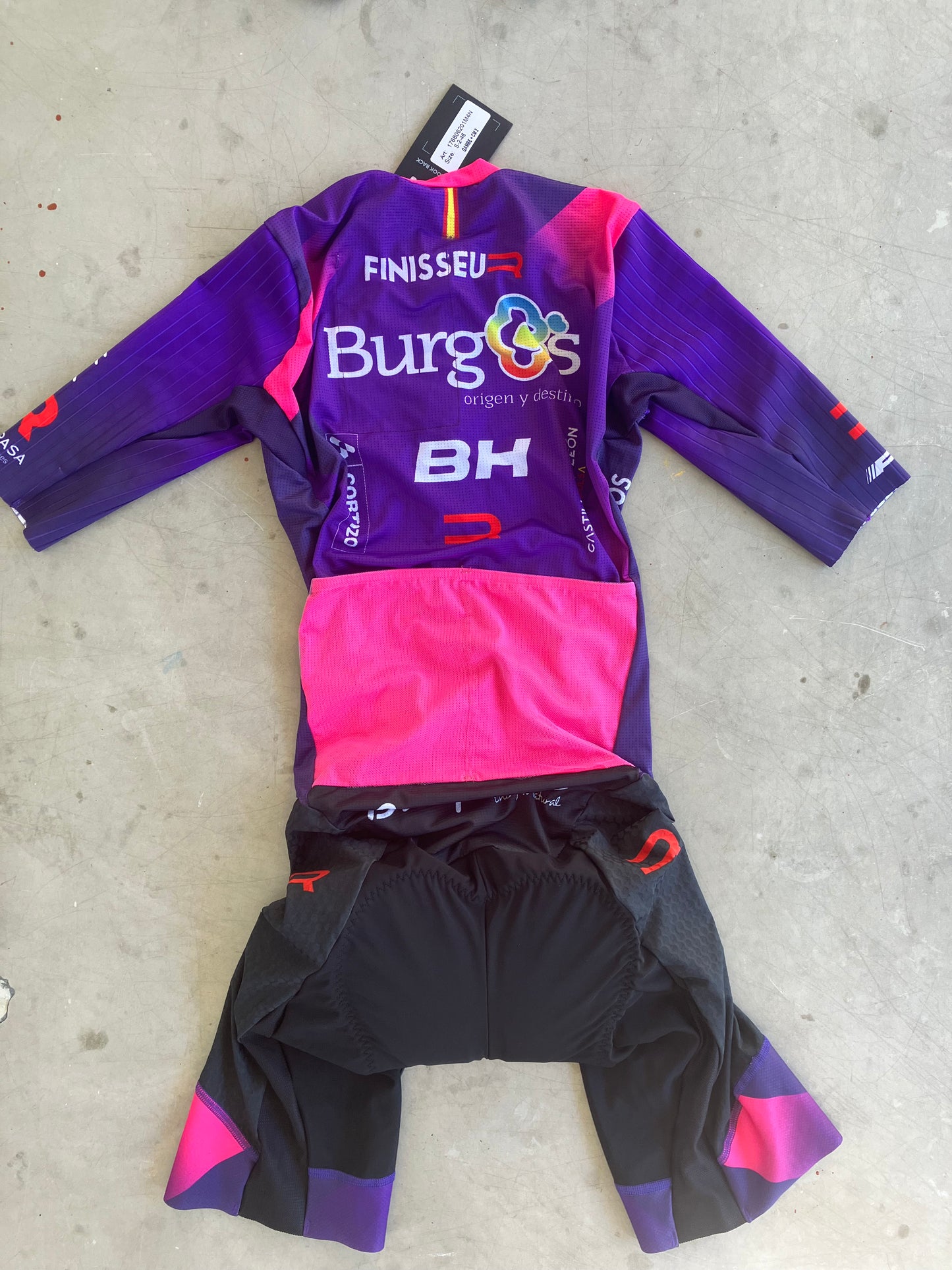 Burgos | Finisseur Summer Race Suit | Purple | S | Rider-Issued Pro Team Kit