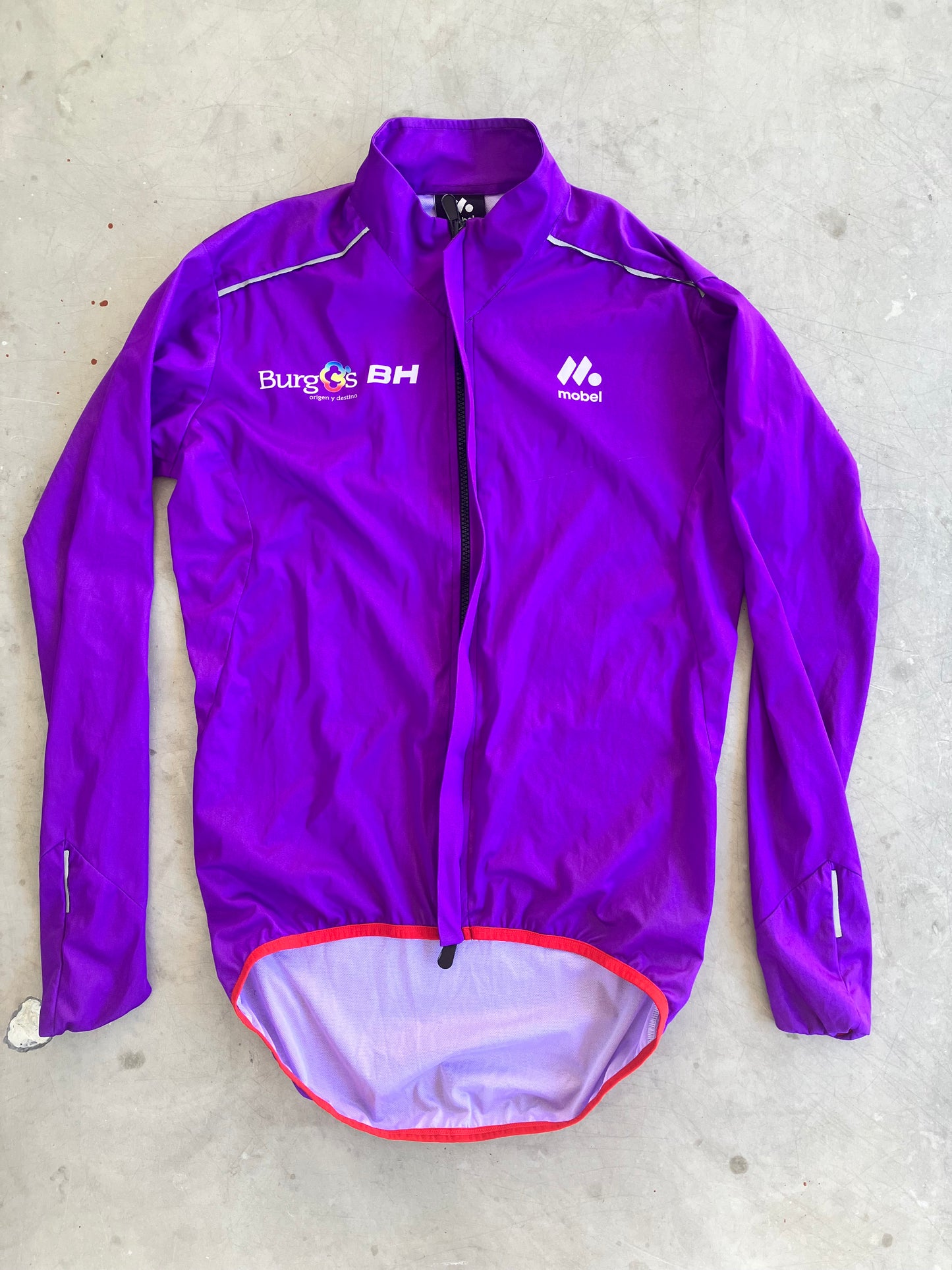 Burgos | Finisseur Light Rain Jacket | Purple | S | Rider-Issued Pro Team Kit