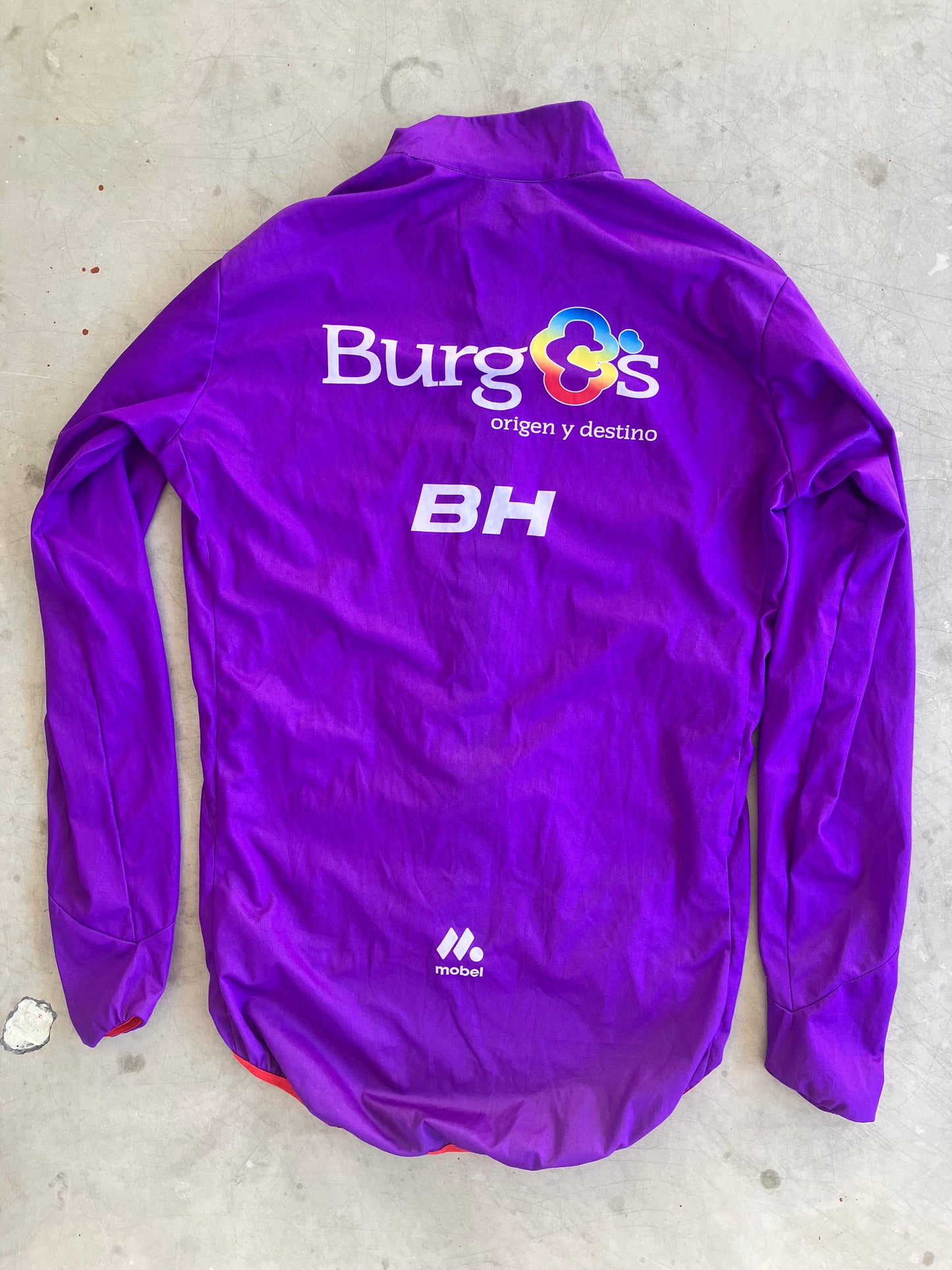 Burgos | Finisseur Light Rain Jacket | Purple | S | Rider-Issued Pro Team Kit