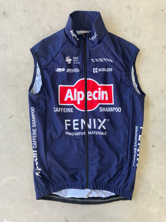 Alpecin Fenix Men | Kalas Rain Vest / Gilet | S | Rider-Issued Pro Team Kit