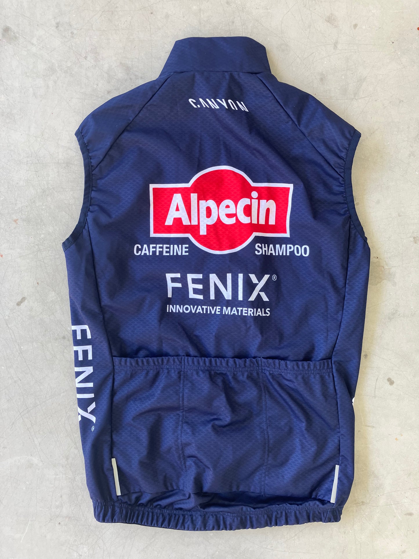 Alpecin Fenix Men | Kalas Rain Vest / Gilet | S | Rider-Issued Pro Team Kit