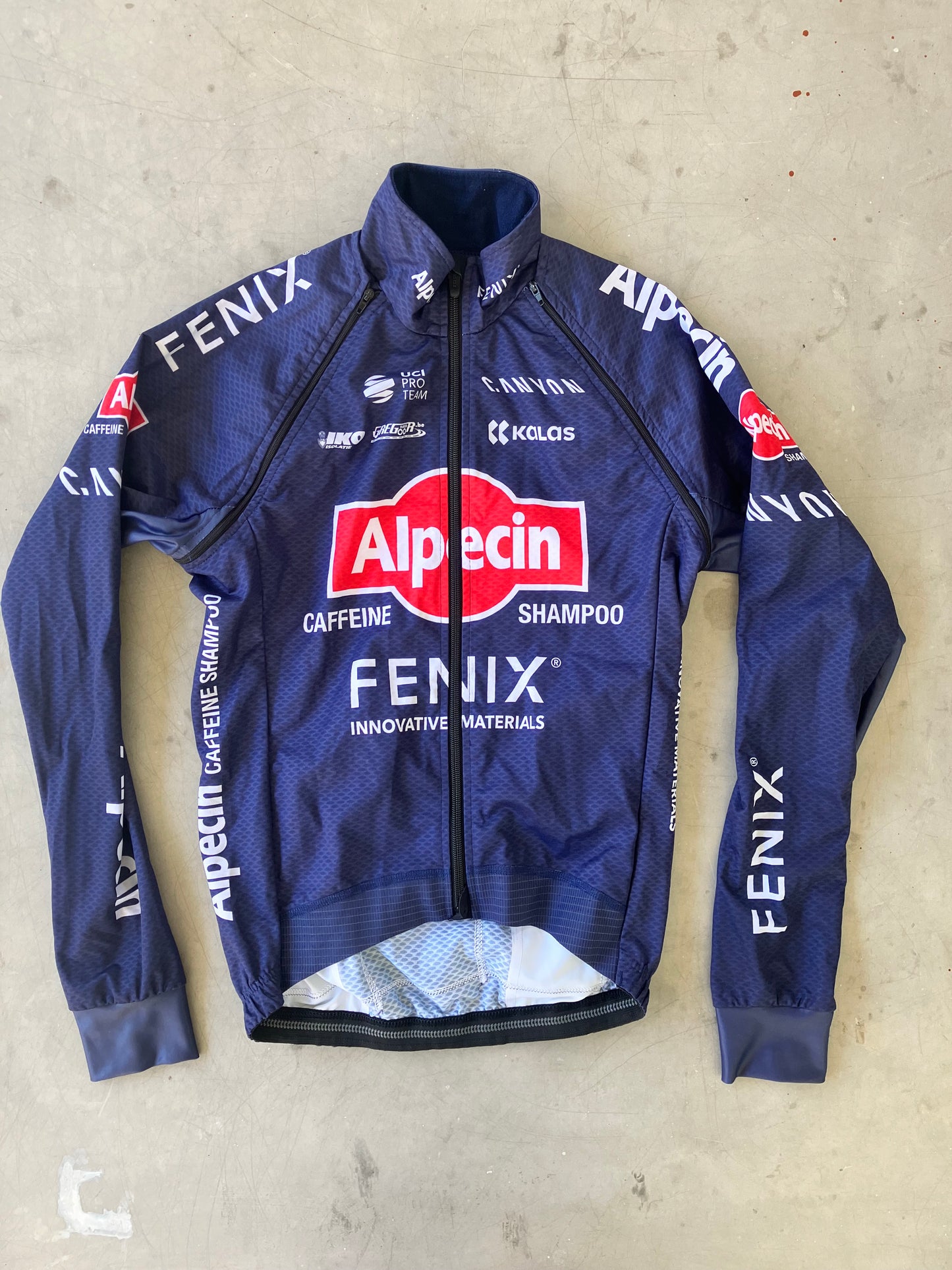 Alpecin Fenix Men | Kalas Jacket with Removable Sleeves | S | Rider-Issued Pro Team Kit