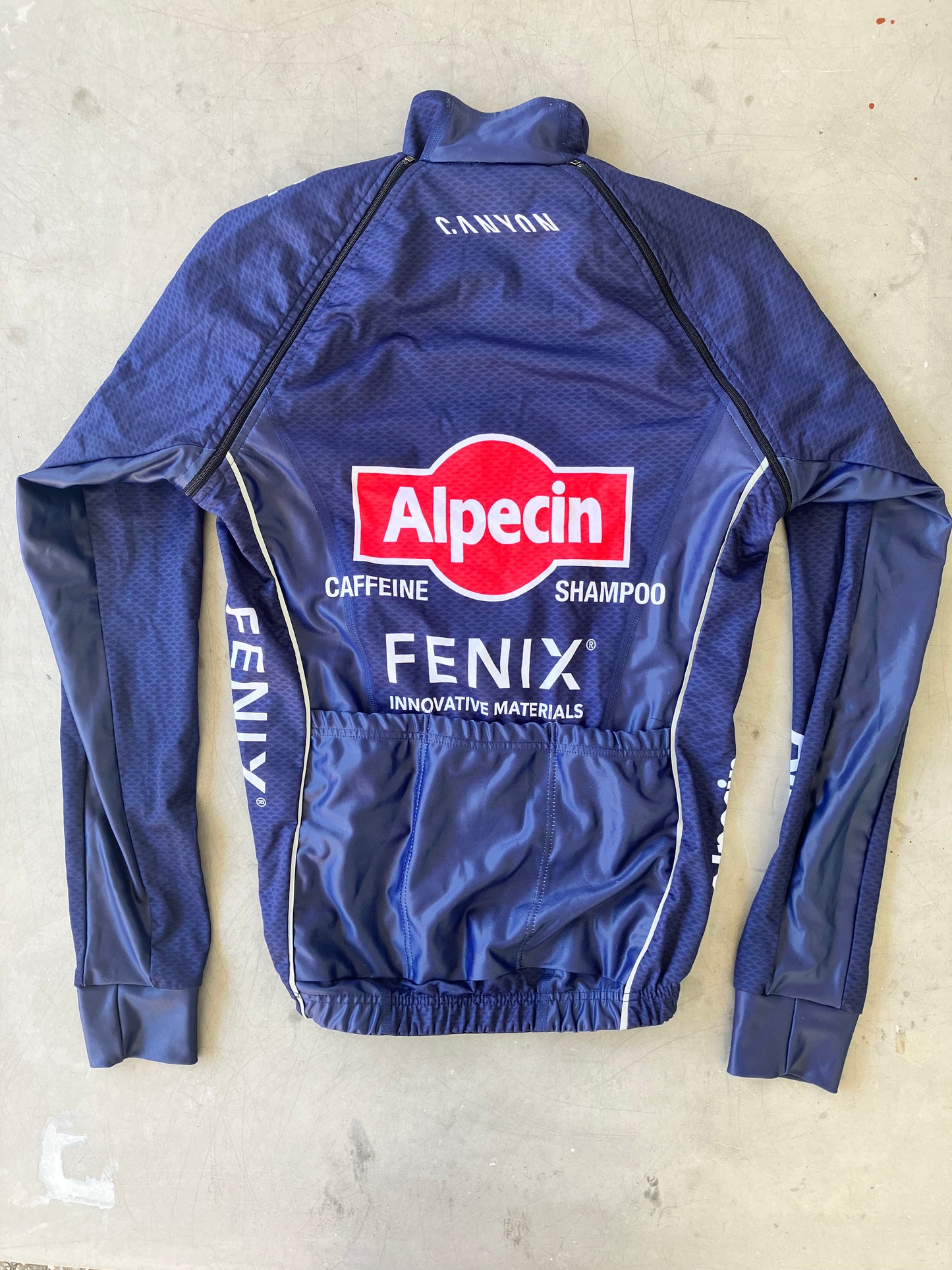 Alpecin Fenix Men | Kalas Jacket with Removable Sleeves | S | Rider-Issued Pro Team Kit