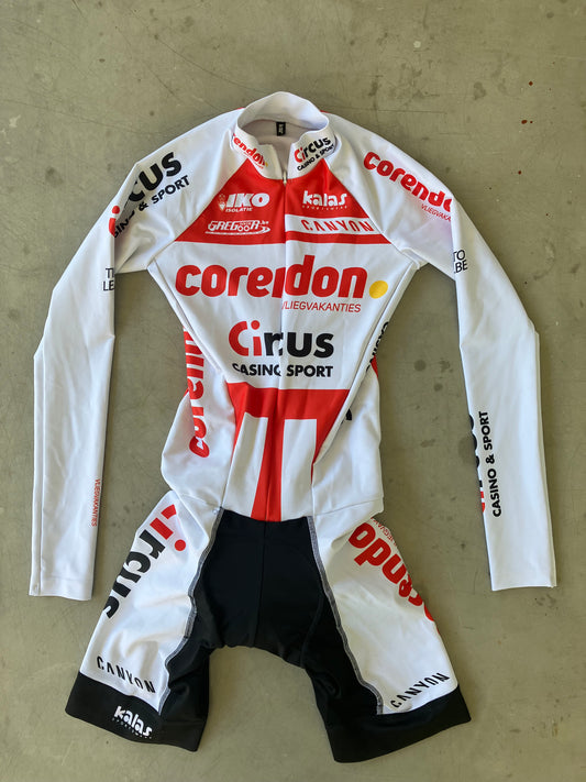 Corendon Circus | Kalas Long Sleeve TT Suit | White | S | Rider-Issued Pro Team Kit