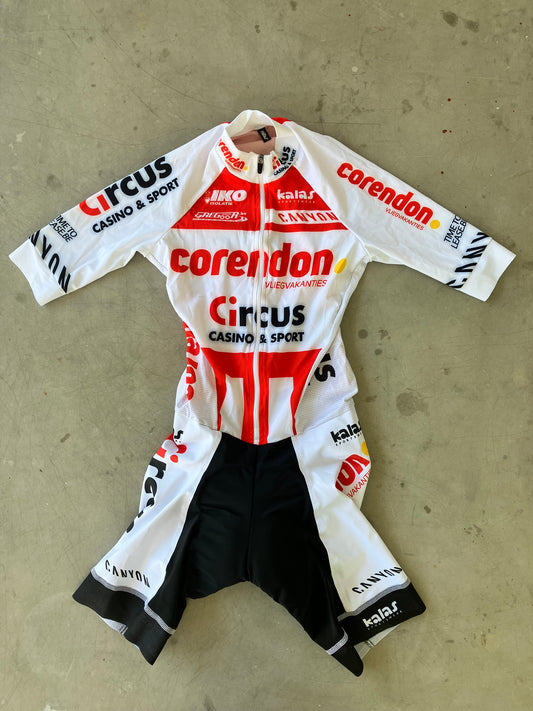 Corendon Circus | Kalas Cyclocross Suit | White | S | Rider-Issued Pro Team Kit