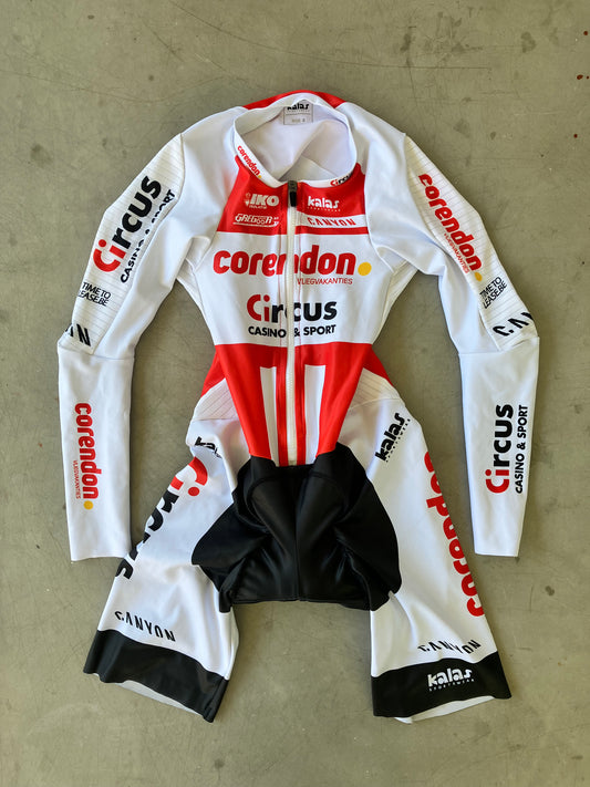 Corendon Circus | Kalas Long Sleeve TT Suit | White | S | Rider-Issued Pro Team Kit