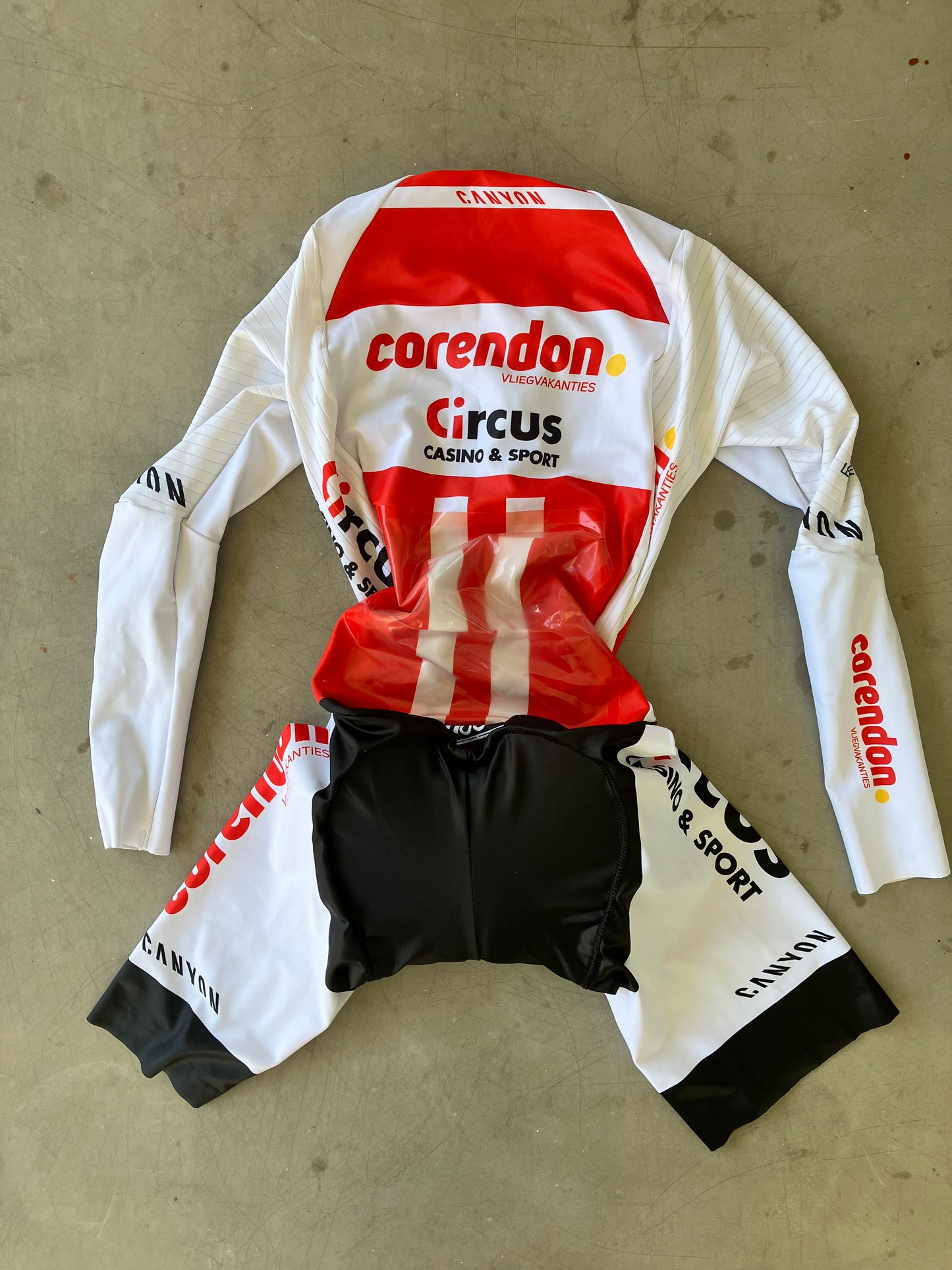 Corendon Circus | Kalas Long Sleeve TT Suit | White | S | Rider-Issued Pro Team Kit