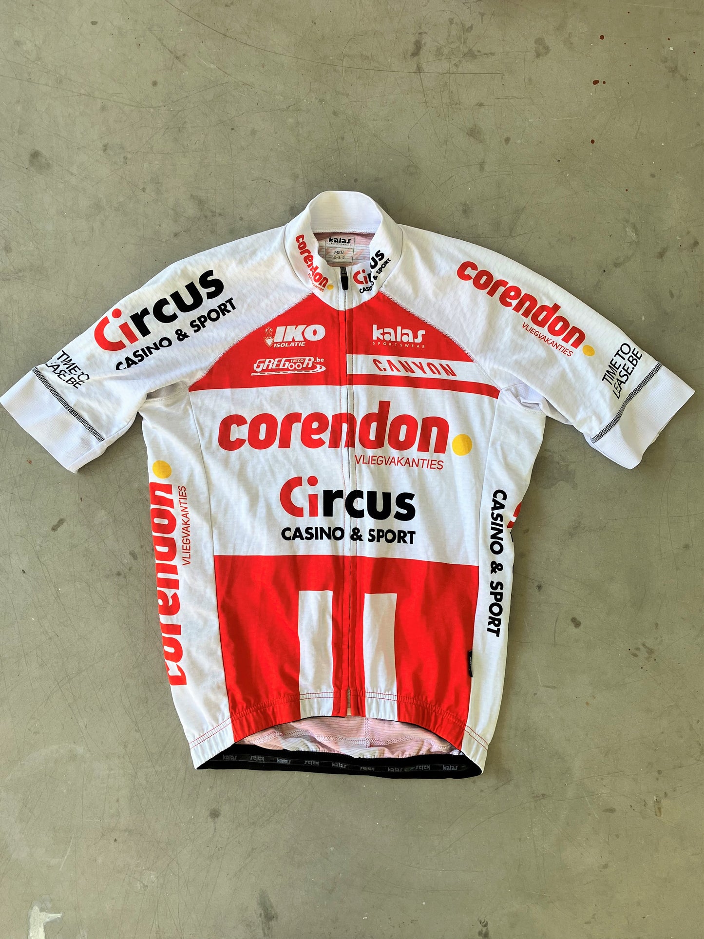 Corendon Circus | Kalas Short Sleeve Jersey | White | XS | Rider-Issued Pro Team Kit