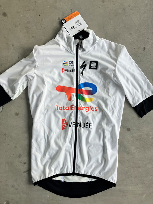 TotalEnergies | Sportful Short Sleeve Light Gabba Jersey | White | Rider-Issued Pro Team Kit