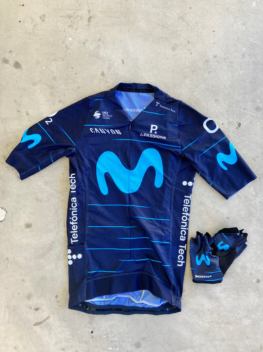 Movistar | La Passione Bundle - Short Sleeve Jersey | XS | Rider-Issued Pro Team Kit