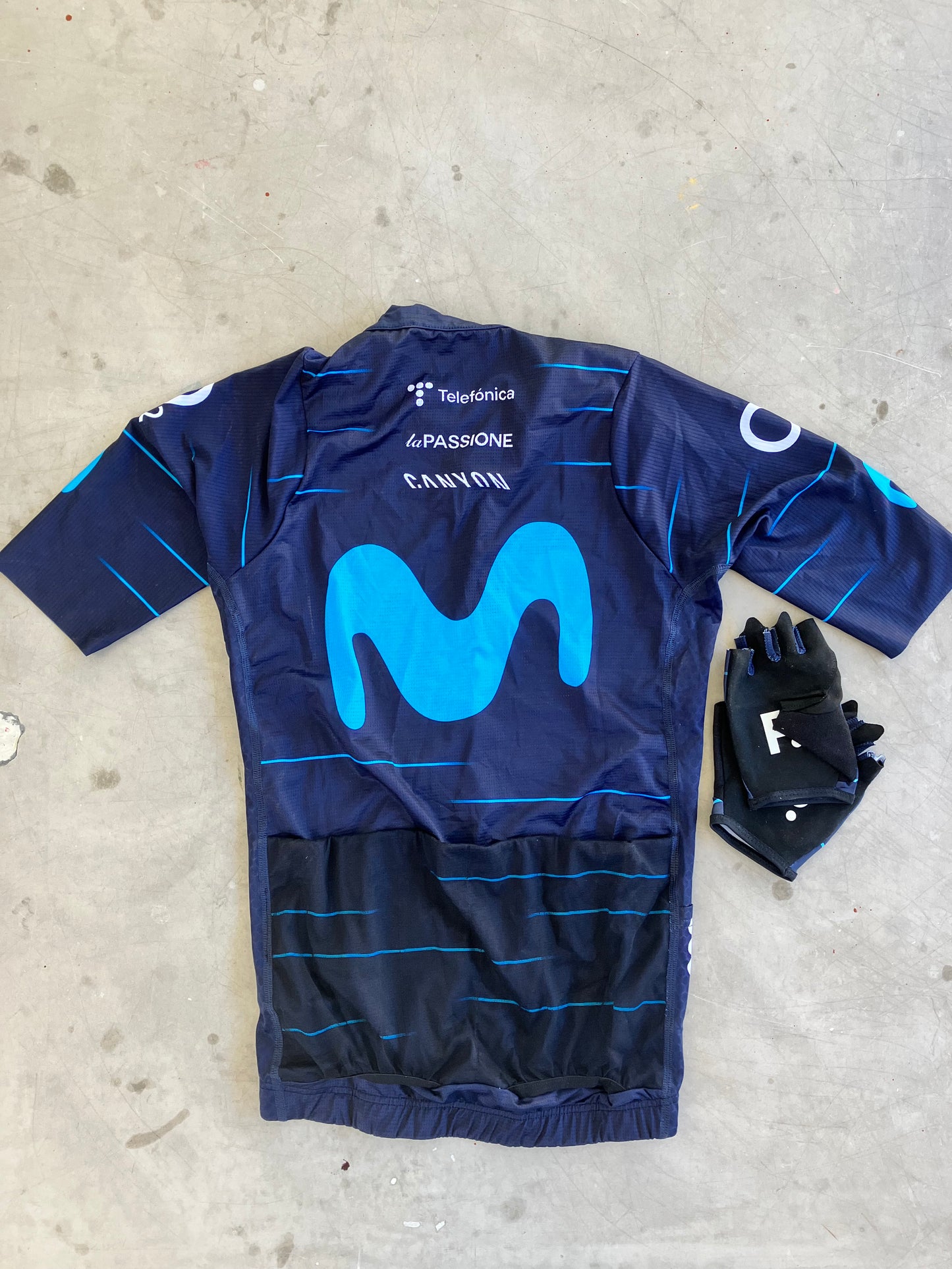 Movistar | La Passione Bundle - Short Sleeve Jersey | XS | Rider-Issued Pro Team Kit