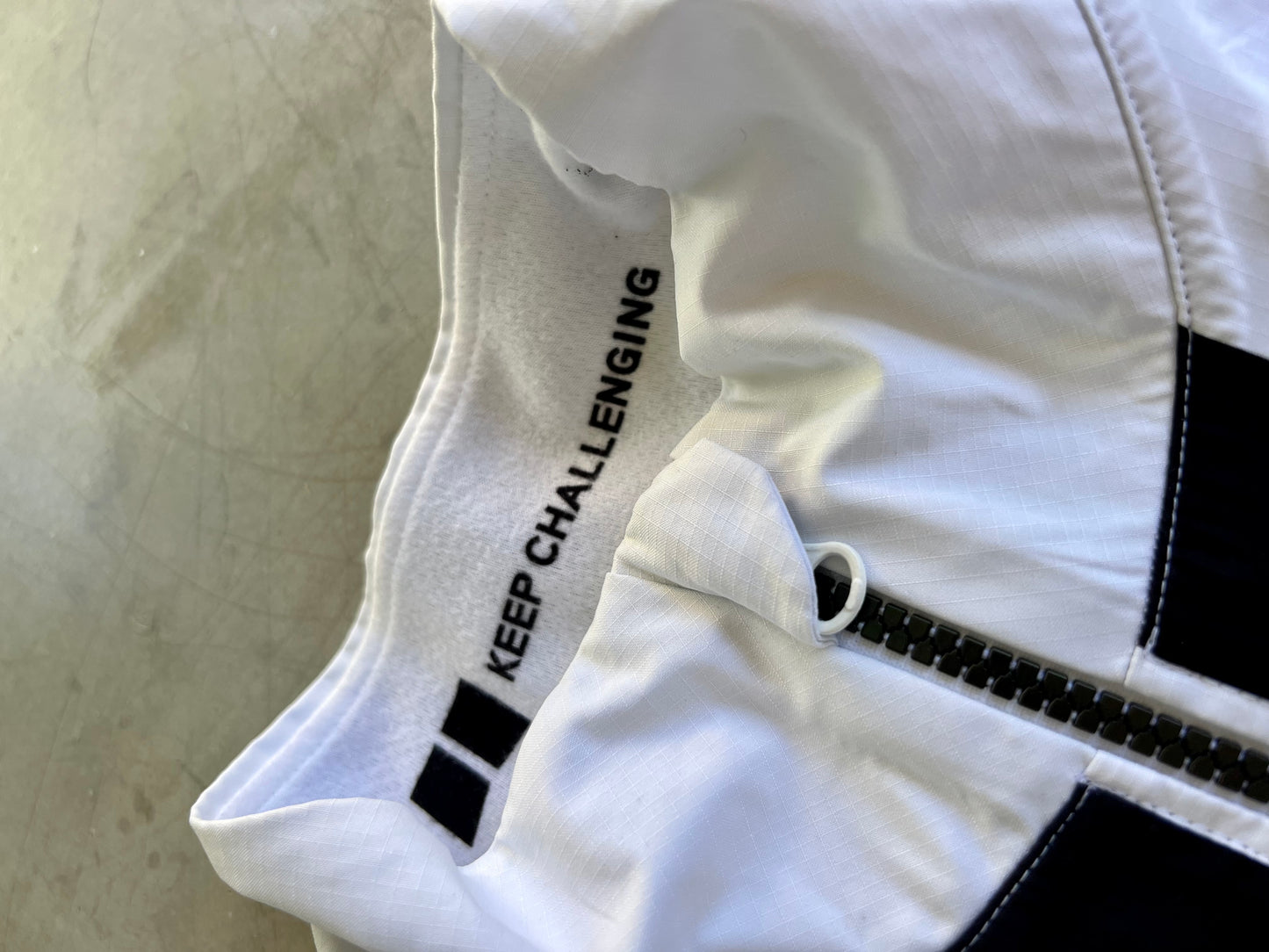 Sunweb 2020 | Craft White Rain Jacket |  Size S | Rider-Issued Pro Team Kit